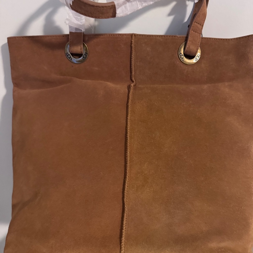 Ugg Brown Suede Tote Brand New